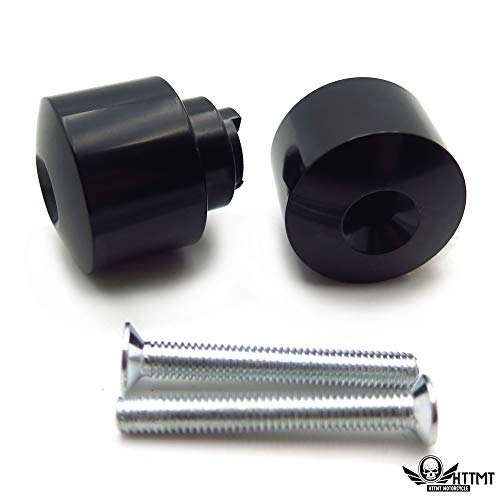Bar Ends Black Compatible with 03-13 Hond CBR 600RR / 1987-2006 CBR 600 F1/F2/F3/F4/F4i - color: Black, size: Classic