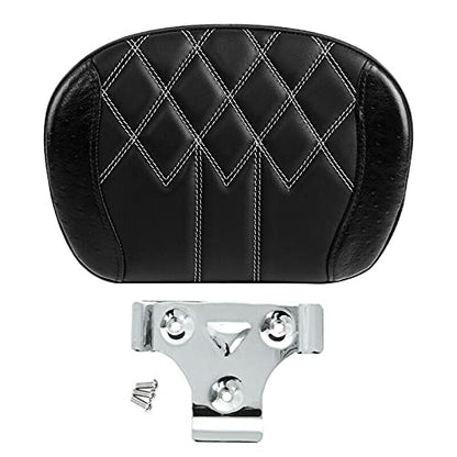 TCMT Detachable Sissy Bar Backrest Pad Fits For Harley 1997-2023 Touring Road King 2018-2023 Softail Slim FLSL Low Rider FXLR - color: Style N
