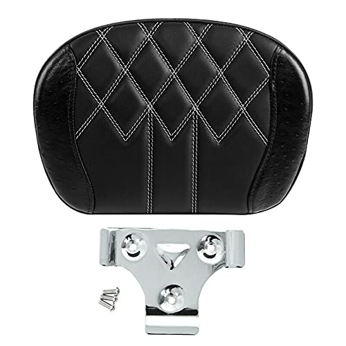 TCMT Detachable Sissy Bar Backrest Pad Fits For Harley 1997-2023 Touring Road King 2018-2023 Softail Slim FLSL Low Rider FXLR - color: Style N