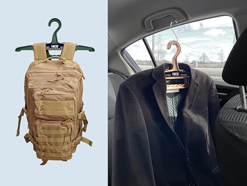 HICE - Garrison Heavy Duty Hanger | Original Heavy Duty Clothes & Equipment Hanger | 150 lb Load Capacity | Durable High Impact Resin | for Police, Military, Workwear & Clothing (Navy Blue, Set of 2) - color: Navy Blue