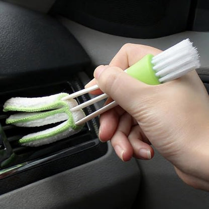 5PCS Car Detailing Brush Set, Auto Cleaning Brushes for Interior Exterior, Air Vents, Dashboard, Wheels, Leather, Premium Soft Bristle Car Detail Kit