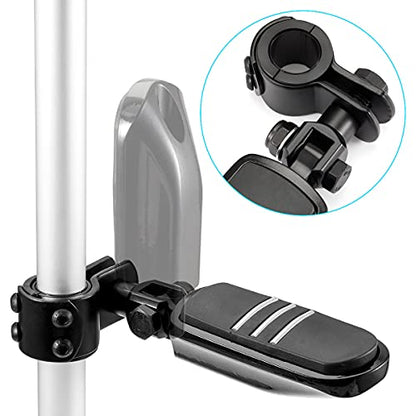 Motorcycle Highway Foot Pegs Motorcycle Highway Pegs Foot Rest Compatible with Harley Road King Street Glide Honda Suzuki Yamaha with 1"(25mm), 1 1/4" (32mm), 1 1/3" (34mm) Engine Guard