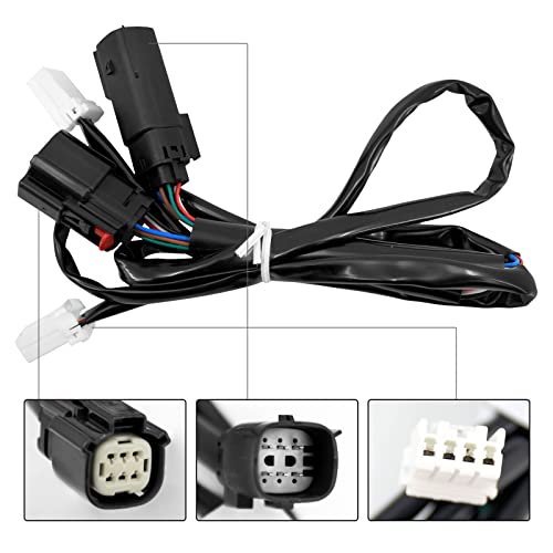 LED Filler Panel Lights Rear Fender Light Turn Signals Fit for Harley Touring Road Glide FLTR Electra Glide FLHT Road King FLHR Ultra Limited FLHTK 2014-2024 (Black Housing Smoke Len) - color: Black Housing Smoke Len