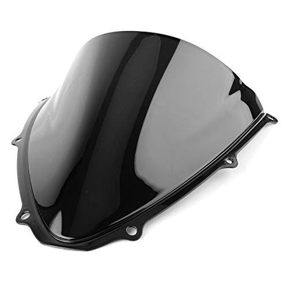 Motorcycle Windshield Fits uzuki GSXR 600/750 2006-2007 K6, Black - color: Black