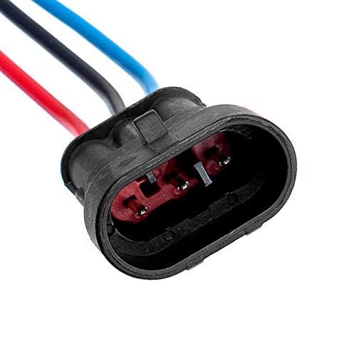 3 Pin Way 16 AWG Car Waterproof Electrical Connector Plug with Wire AWG Marine Pack of 5 - size: 3 Pin
