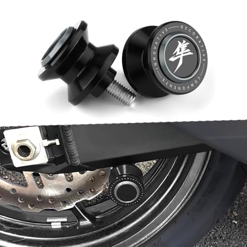 Motorcycle Swingarm Spools Fit For SU.ZUKI Hayabusa GSX1300R 2023 2024 2025 GSX 1300R Gen 3 Rear Frame Stand GSXR 1300 Swingarm Spools Frame Sliders Accessory GSX-1300R Accessories GY - color: gray
