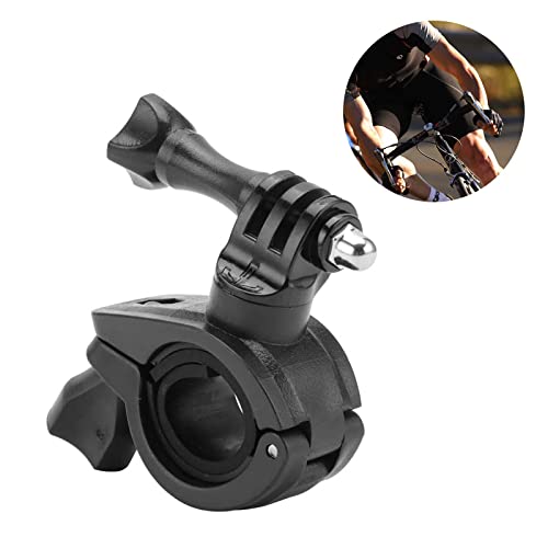 2 Pcs 360 Degree Rotation GoPro Bike Mount Handlebar Mounts Rotation Mounts for Gopro Hero 8 7 6 5 4 SJCAM Camera Accessories(Black)