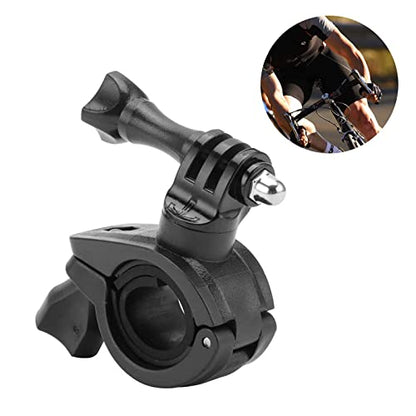 2 Pcs 360 Degree Rotation GoPro Bike Mount Handlebar Mounts Rotation Mounts for Gopro Hero 8 7 6 5 4 SJCAM Camera Accessories(Black)
