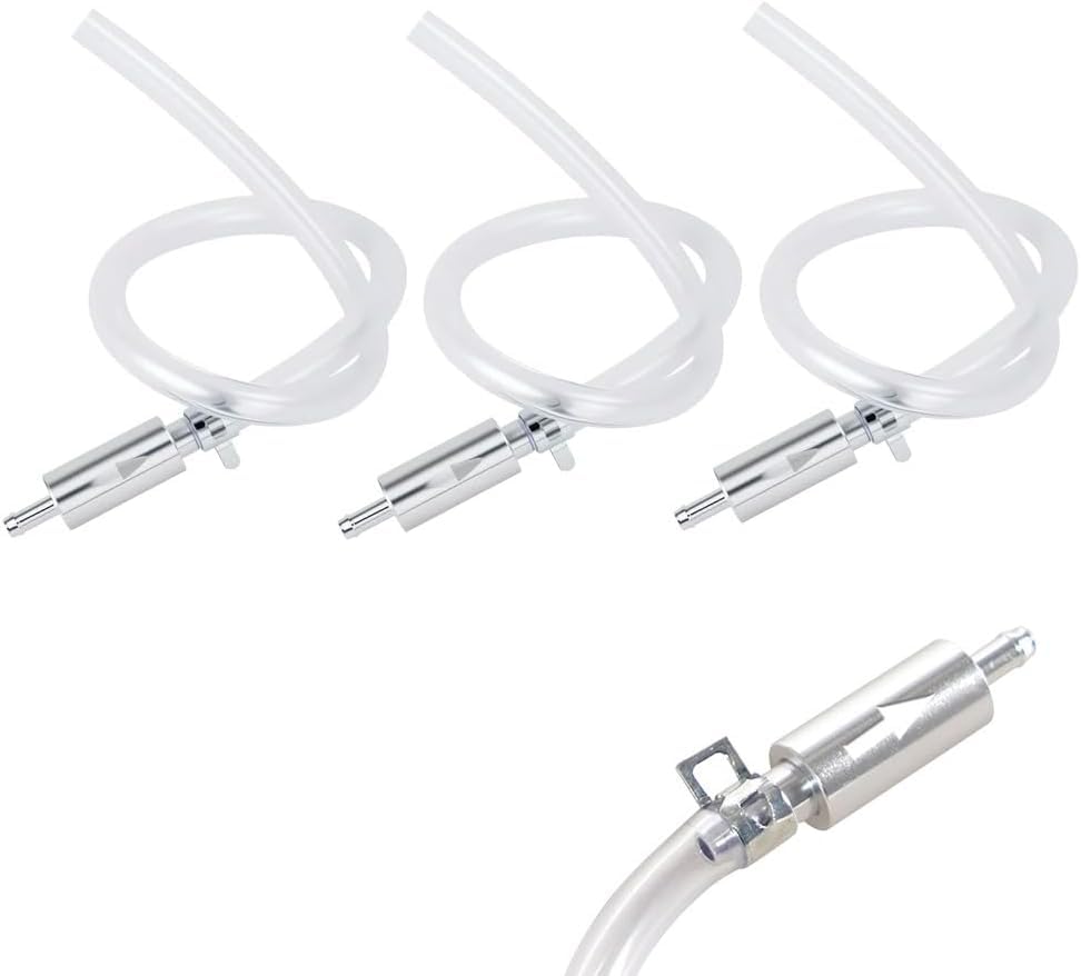 Universal One-Way Check Valve Brake Bleeder Hose Kit for Car and Motorcycle Hydraulic Systems(3PCS)