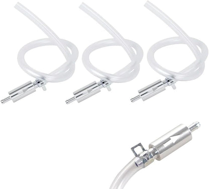 Universal One-Way Check Valve Brake Bleeder Hose Kit for Car and Motorcycle Hydraulic Systems(3PCS)