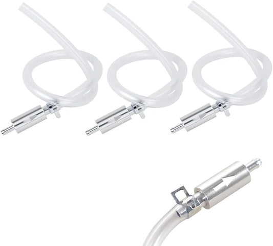 Universal One-Way Check Valve Brake Bleeder Hose Kit for Car and Motorcycle Hydraulic Systems(3PCS)