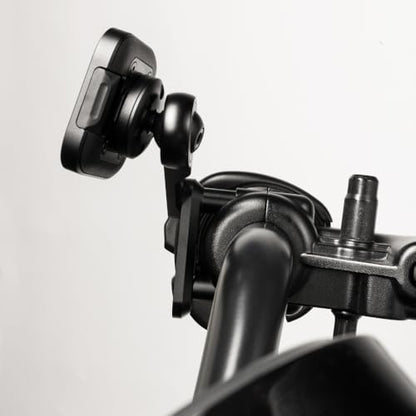 Peak Design Mobile Motorcycle Brake/Clutch Phone Mount, Qi2 Charging, SlimLink Mounting Technology, Rigid Arm, Fits a Variety of Brake and Clutch Perches, Vibration Isolator, Motorcycle Phone Mount