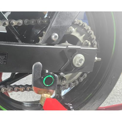8MM Swingarm Spools Fit For NINJA ZX-6R - 2023 2024 2025 Rear Frame Stand NINJA ZX 6R Swingarm Spools Frame Sliders 2023 ZX6R Accessory 2024 ZX6R Accessories 2025 ZX-6R Spool GN - color: green