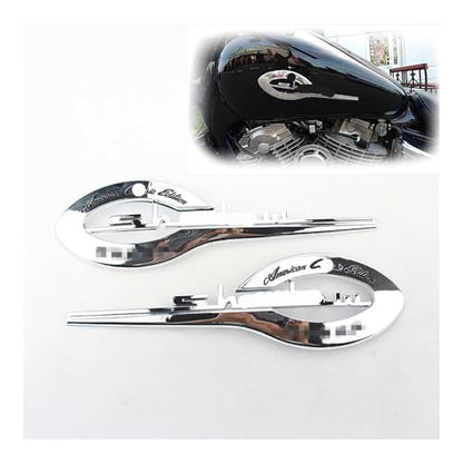 Tank Sticker Motorcycle Emblem Badge Decal Fuel Tank Sticker Tank Pad Protector Decal For For Shadow VT VTX 400 500 600 750 1100