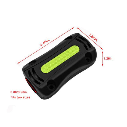 4 Pack Motorcycle Crash Bar Bumper Blocks Protectors with Reflective Strip Protective Block for Motorcycle Engine Guard Crash Bar Highway Bumper Guards Body Frame Bars 7/8 inch and 1 Inch Tube
