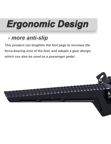 Universal Passenger Peg Extensions Compatible With Enduros and Surron Segway X160 X260 Motorcycle Dirt Bike Passenger Footpegs Pedals