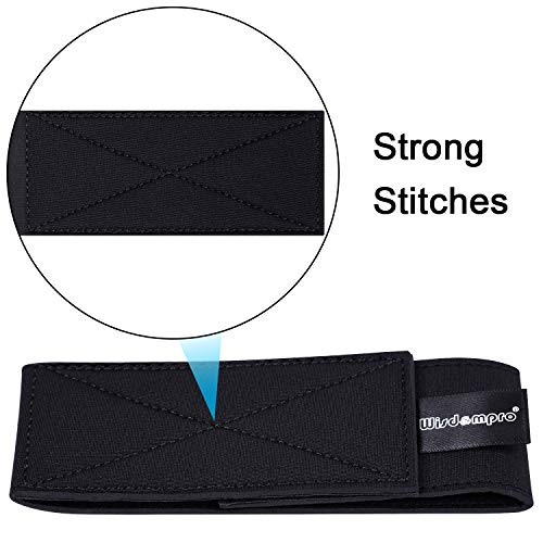 Wisdompro 2 Pcs Neoprene Ankle Blousing Garter Trousers Boot Blousers Strap for Wader Fishing Hunting Biking Military Uniform - size: 13 Inches