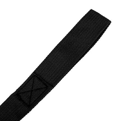 F FIERCE CYCLE 10pcs 8.07" x 0.98" Cargo Belt Soft Loop Tie Down Trailer Straps for Motorcycle ATV UTV Black 2.5x20.5cm - color: Black