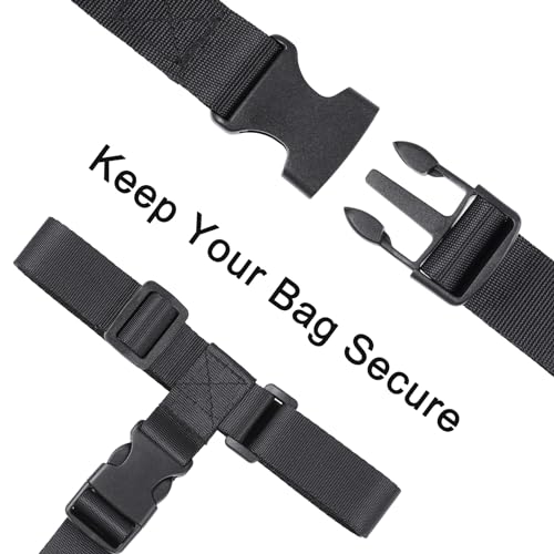Vigorport Luggage Straps, Luggage Connector Straps for Suitcases Add A Bag and Connect Your 2 Suitcases Together Adjustable Attachment Accessories Belts (1'' Width Medium Size) - size: 1''W Medium