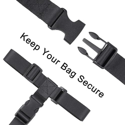 Vigorport Luggage Straps, Luggage Connector Straps for Suitcases Add A Bag and Connect Your 2 Suitcases Together Adjustable Attachment Accessories Belts (1'' Width Medium Size) - size: 1''W Medium