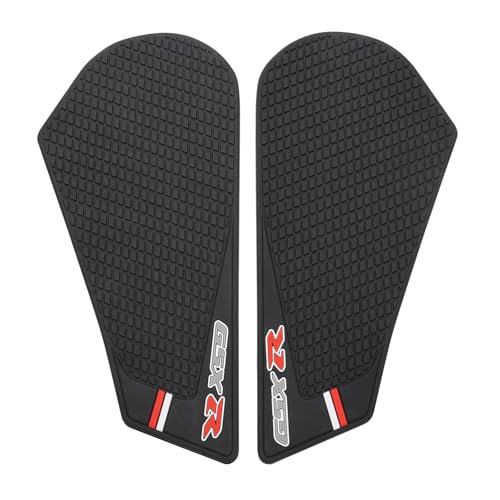 Motorcycle Tank Pad Gas Tank Protector Fit for Suzuki GSXR600 GSXR750 GSXR1000 3D Anti Slip Carbon Fiber Tank Pad Stickers Gas Oil Fuel Tank Pad Protectors (12BK) - size: 12BK