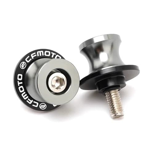 10MM 675SS Swing Arm Spools Sliders Fit For CFMOTO 675SS Stand Frame Slider Crash Bar Accessories,CNC T6061 Aluminum (Titanium) - color: Titanium
