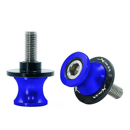 Motorcycle Swing Arm Slider Shaft Motorcycle M6 Swingarm Spools Slider Swing Arm Stand Screws Paddock For Y&AMAHA X MAX XMAX 125 200 250 300 400 X-MAX All Years(M6-2) - color: M6-2