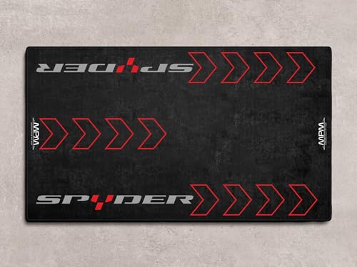 Garage Mat for Can-Am Spyder Motorcycle Model, Parking mat, Pit Mat, Washable Non-Slip Garage and Showroom Floor Carpet-Rug (110.2 x 63/280 x 160cm)