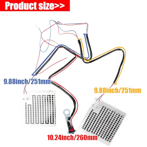 Universal Motorcycle Heated Grips Handlebar Heater Hand Warm Grip Inserts Pads Winter Warmer 12V With Switch Heat Thermal Cover Resistant Tape Motorbike ATV - size: Heated Hand Grip