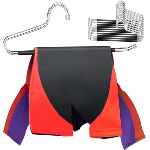 Ultra Heavy Duty Hanger, Shorty Wetsuit-Hanger 10 Packs, Hanger for Wetsuit, Motorcycle Suit, Winter Coast, Marine Dress, Life Jackets, Cycling Clothes (Extended Wide: 16.5 inches)