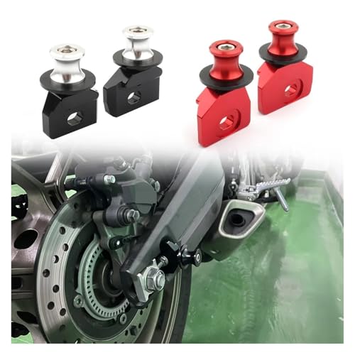 Compatible With CB 650R CBR 650R CB650R CBR650R 2018-2024 Motorcycle CNC Aluminum Swingarm Spools Slider Accessories 8MM(Red) - color: Red
