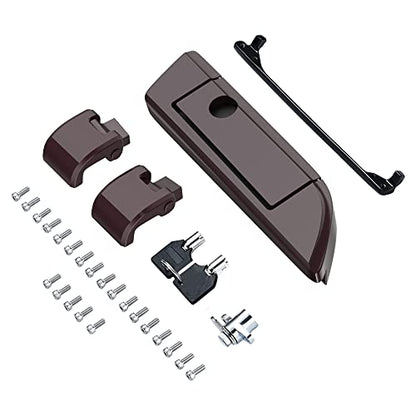 Moto Onfire Black Cherry Tour Trunk Luggage Latches Hinges Fit for AB Harley Touring Razor Chopped King Tour Trunk Luggage - color: Black Cherry