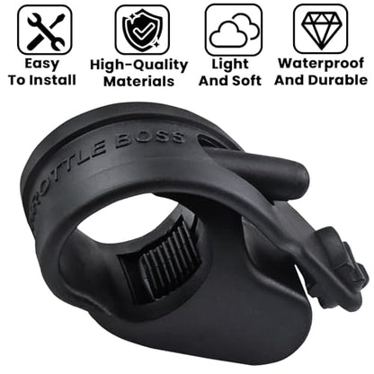 2 Pack Motorcycle Electrombile Throttle Assist Cruise Control Grip Throttle Clamp Handlebar Rocker Rest Accelerator Assistant for Bicycles Motorcycles
