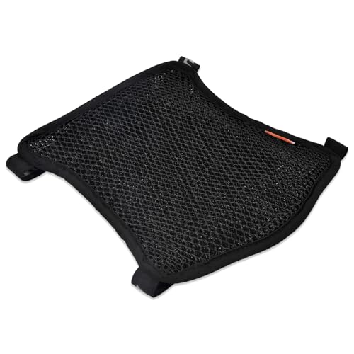 Motorcycle Seat Cushion Air Cooling 3D Mesh Motorcycle Seat Pad,Butt Protector Pads,Motorcycle Cool Seat Cover,Breathable Motorcycle Seat Cover,Size M - size: 26 x 27cm