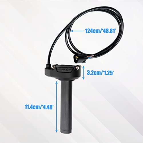 OEM Electronic Throttle Grips Handlebar for Sur Ron LBX/S Segway X160 X260, High-Precision Original SurronThrottle Grip with Cable, Motorbike Accelerator for Surron Throttle Replacement