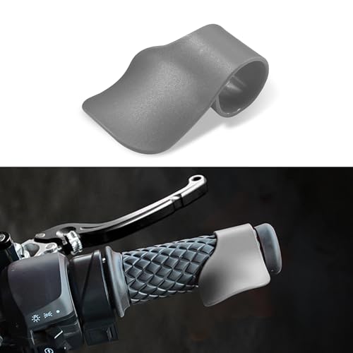 Motorcycle Cruise Control, Throttle Assist, Motorcycle Cruise Assist Grips, Car Accessories Handlebar Oil Control Rocker Rest Accelerator Assistant Universal for 7/8" Handle Bar (Gray) - color: Gray