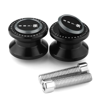 Motorcycle Swingarm Spools Slider Compatible With S.uzuki GSX-8R 2024 2025 | Swing Arm Stand Screws Bobbins GSX8R GSX 8R Accessories (gray) - color: gray