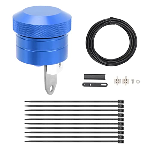 Dioche Universal Motorcycle Chain Oiler Lubricator System for, Easy Install for Smooth Ride (Blue)