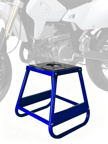 Dirt Bike Stand,Universal Detachable Anti Slip 450Lbs Capacity Motorcycle Panel Lift Box Stand for Motorcycle & Powersports Maintainence-Blue - color: Blue