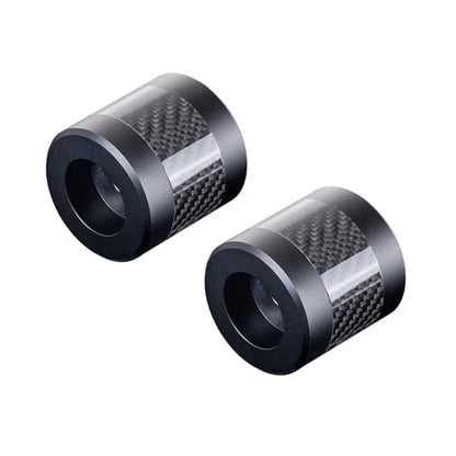 Advanblack Protek Machined CNC Alumium with Carbon Fiber Inlay Crash Bar Slider (Black CNC w/Carbon Inlay) - color: Black CNC w/ Carbon Inlay