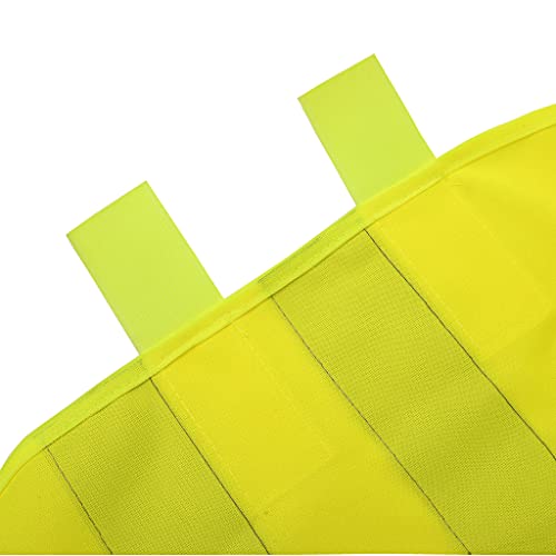 Hi Vis Kids Safety Vest| Lightweight,Adjustable & Comfy |Toddler Safety Vest,Reflective Vest Kids,toddler construction vest for Cycling & Running XS/Y1 - color: Yellow, size: X-Small