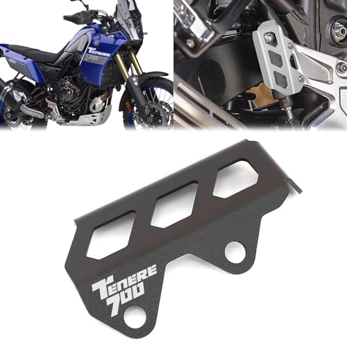 For Tenere 700 Tenere700 2023 2024 2025 Motorcycle Shift Lever Protector Rear Brake Master Cylinder Protector Accessories tenere700 (Black) - color: Black