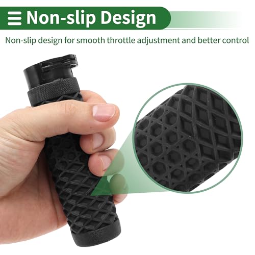 Motoforti 1" 25mm 1.1" 28mm Motorcycle Hand Grips Cover Kit Non Slip TPU Handlebar Cover for Motorcycle Scooter Bicycle ATV Black 1 Set