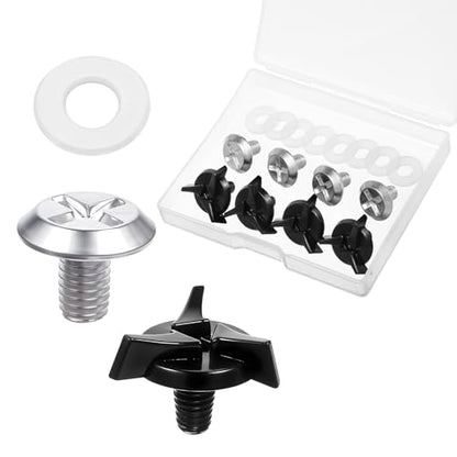 8 PCS Motorcycle Helmet Visor Screws, Helmet Visor Screws with 8PCS Rubber Washers Helmet Visor Replacement Set Helmet Fixing Screws Motorcycle Helmet Accessories for Motocross, Black