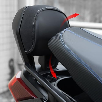 Motorcycle Sissy Bar Detachable Passenger Backrest | Compatible with Yamaha XMAX300 X-MAX 300, 2023-2024, Quick Release