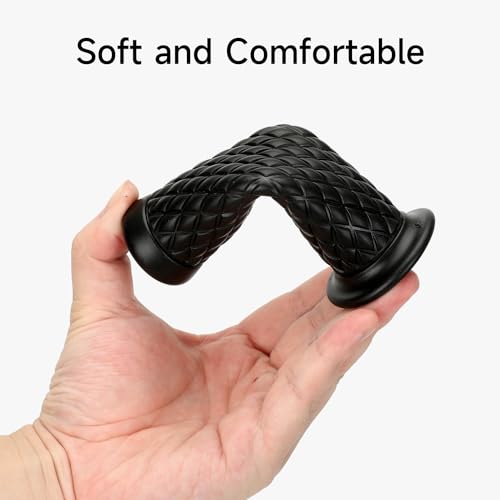 HIAORS 7/8" Motorcycle Handlebar Grips Compatible with CRF50 CRF70 XR50 XR70 XR100 TTR125 PW80 YZ85 KX65 KX110 SSR 110 Apollo Thumpstar 50cc 70cc 110cc 125cc Pirt Dirt Bike Parts with Cruise Assist - color: Classical Black