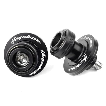 Compatible With GSX 1300R 2026 HAYABUSA GSX1300R Gen 3 GSXR 1300 1999-2026 CNC Motorcycle Swingarm Spools Sliders Swing Arm Spools Screws (Black) - color: Black