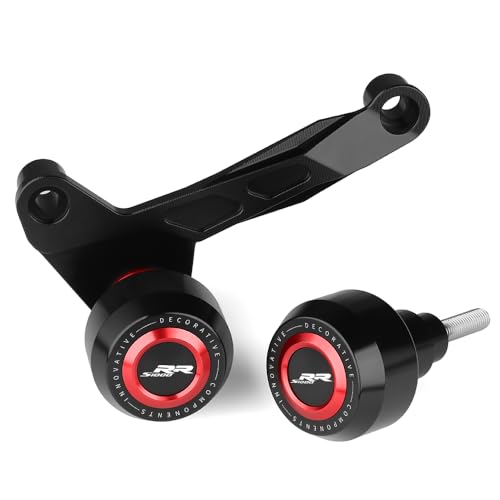 Motorcycle Frame Sliders Falling Protection CNC Compatible with S1000RR 2025 2024 2023 Crash Protector Pad Engine Fairing Guards S 1000 RR S1KRR S1000 RR S 1000RR S1000RR Accessories (Red) - color: red