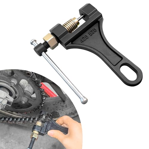 #420-530 Chain Breaker, Motorcycle Chain Tool, Vehicle Chain Link Removal Tool for 420 428 520 525 528 530, Universal Auto Accessories Fit for Go Cart Mini Bike Dirt Bike Motorcycle (#420-530) - color: #420-530