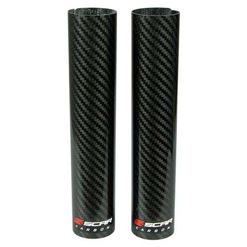 SCAR Carbon Fiber Lower Fork Wraps Compatible with KTM 85 SX GASGAS MC 85 Husqvarna TC 85 Yamaha YZ 85 YZ85 Suzuki RM 85 Kawasaki KX 85 - size: 220mm / 45mm